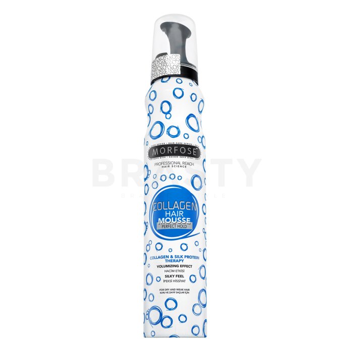 Morfose Hair Mousse Perfect Hold пяна За обем на косата Collagen 200 ml