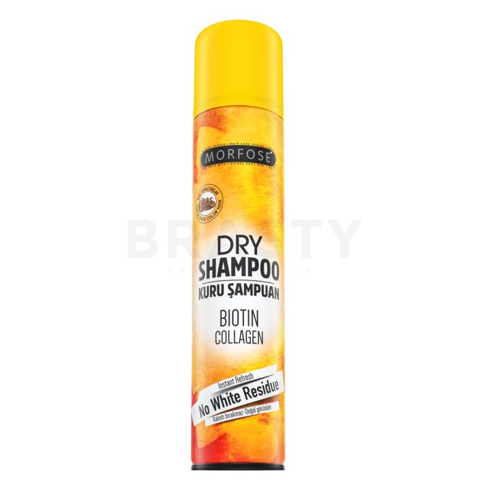 Morfose Dry Shampoo Biotin Collagen сух шампоан за руса коса For Blonde Color Hair 200 ml