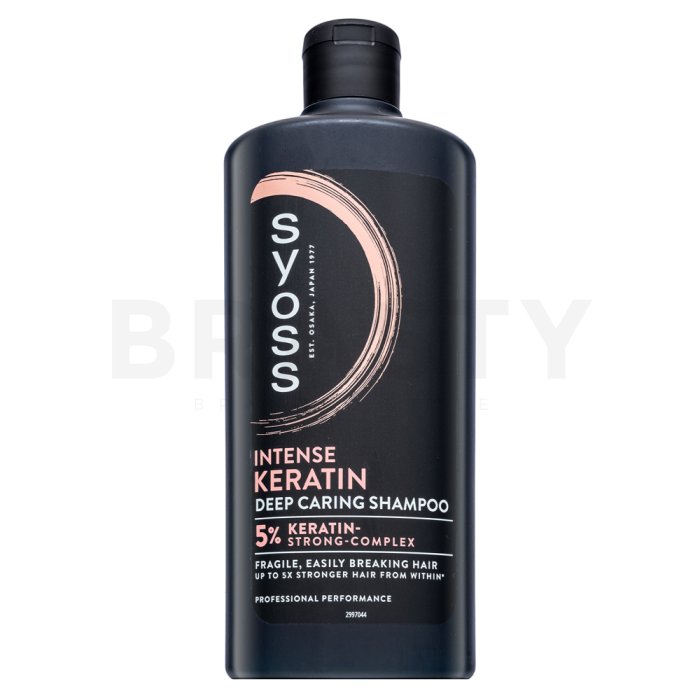 Syoss Intense Keratin Deep Caring Shampoo подхранващ шампоан с кератин 440 ml