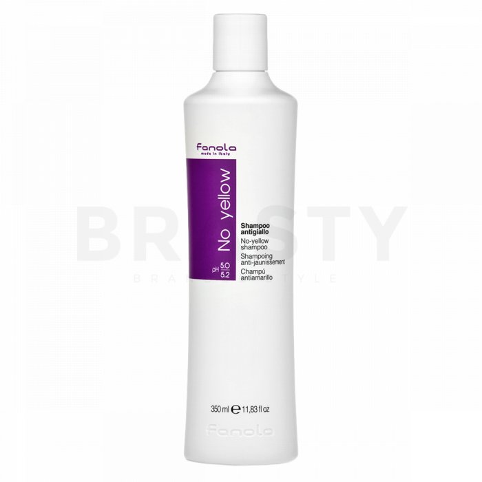 Fanola No Yellow Shampoo Шампоан за платиново руса и сива коса 350 ml
