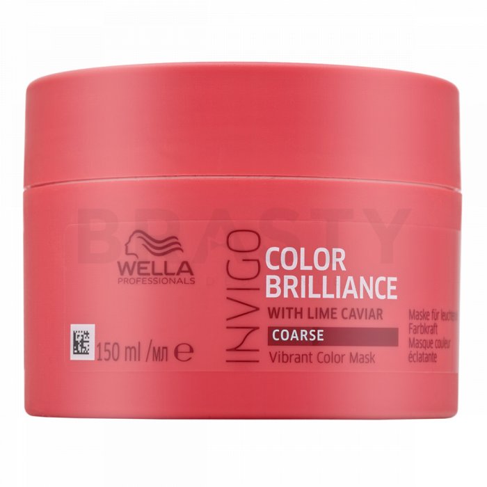 Wella Professionals Invigo Brilliance Mask Маска за груба и боядисана коса 150 ml