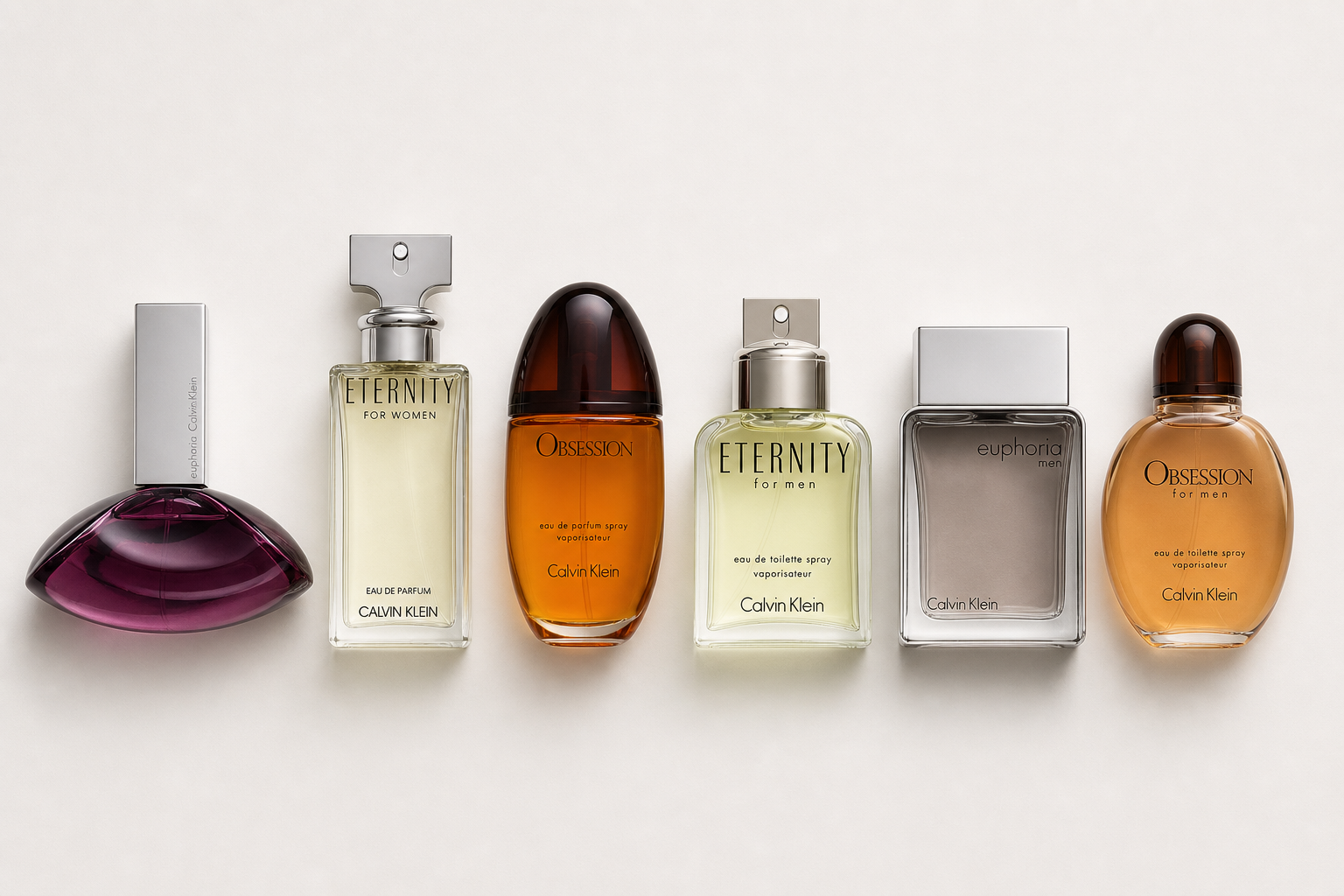 Шестте най-продавани парфюми Calvin Klein – три дамски и три мъжки